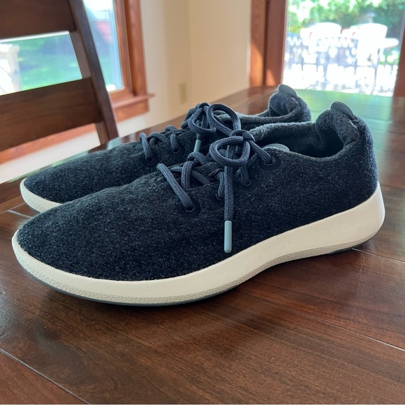 Allbirds Blue Mizzle Washable Wool Runners Sneakers 11 - Picture 3 of 8